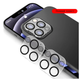 Защитное стекло на камеру 3D Camera Glass для iPhone 12 Pro Max с рамкой максимальная защита Black SR-547 - изображение 8