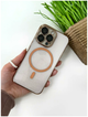 Чехол силиконовый Brilliant MagSafe Case для iPhone 15 Pro Max противоударный с защитой камеры Gold SR-547 - изображение 7