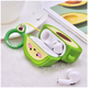 Чехол силиконовый противоударный для AirPods 1 2 Avocado 3D Case защитный зеленый SR-547 - изображение 4