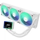 Система рідинного охолодження ASRock CHALLENGER WHITE 360 DIGITAL (360mm, 3x120mm ARGB, White, Digital Display) - зображення 2