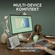 Комплект клавіатура та мишка Logitech Pebble 2 Combo Tonal White UA (920-012240) - зображення 3