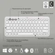 Комплект клавіатура та мишка Logitech Pebble 2 Combo Tonal White UA (920-012240) - зображення 6