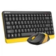 Комплект клавіатура та мишка A4Tech FG1110 (Bumblebee) - зображення 2