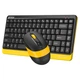 Комплект клавіатура та мишка A4Tech FG1110 (Bumblebee) - зображення 3