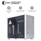 Корпус QUBE A4 Aluminum Silver (QBA4I_WSNU3) - зображення 5