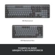 Клавіатура Logitech MX Mechanical Mini Minimalist Graphite (920-010780) - изображение 10