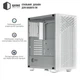 Корпус QUBE GERYON White (QBGERYON_FWNU3) - изображение 5