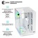 Корпус QUBE AQUARIUM ARGB WHITE (AQUARIUM_GWNU3) - изображение 4