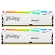 Модуль пам'яті Kingston FURY Beast White RGB DDR5 6400 32GB (2x16GB) CL32-39-39 1.4V EXPO - изображение 2