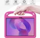Противоударный детский силиконовый чехол с подставкой EVA Kids Stand для Lenovo Idea Tab 11" (TB336FU, TB336ZU) / Xiaoxin Pad 11 2025 11" (TB335FC) Малиновый - изображение 3