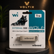 Портативный SSD Wibrand Wolf 1TB USB 3.2 Gen 2, Type-C + Type-A, до 1000 МБ/с, серебристый - зображення 1