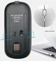 Беспроводная компьютерная мышь Bluetooth + USB 2.4Ghz с RGB-подсветкой, аккумуляторная мышка для ноутбука и компьютера черная - изображение 4