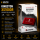 Портативный SSD Kingston XS1000R 1TB USB 3.2 Gen 2, Type-C, до 1050 МБ/с, красный - зображення 3