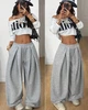 Unisex оверсайз брюки / серый one-size / BASED 0227981 - изображение 2