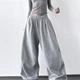 UNISEX оверсайз штаны / Серый 42-48 / BASED 0227591 - изображение 4