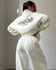 Жіночий oversize костюм / Білий 42-48 / BASED 0227660 - зображення 2
