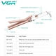 Плойка для волос VGR V-578, 25mm, 80-230°C, керамическое покрытие, LED дисплей, 35 W - изображение 5