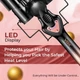 Плойка потрійна VGR V-590 GOLD, 140-200 °C, керамічне покриття, LED дисплей, 130 W - зображення 6