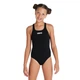 Купальник закрытый для девочек TEAM SWIMSUIT SWIM PRO SOLID черный, белый Дети 152 см - изображение 1