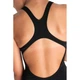Купальник закрытый для девочек TEAM SWIMSUIT SWIM PRO SOLID черный, белый Дети 152 см - изображение 4