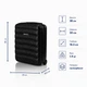 Чемодан для лоукоста Wings 160PC мини 23л черный (160PC-XS-Black) - изображение 2