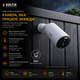 IP камера видеонаблюдения Baseus Security B1 Outdoor Camera 2K Wi-Fi, 145°, ночное видение, IP67, белая - изображение 1