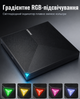 Внешний CD/DVD-привод ORIGBELIE USB 3.0 Type-C запись DVD/CD для ноутбука и ПК портативный оптический дисковод - изображение 2
