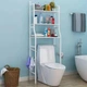Полка-стеллаж напольный над стиральной машиной 90*27*7 см WL 1834/TW 106 - изображение 1