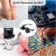 Лупа очки бинокулярные Magnifier 9892G8KX с LED подсветкой / 8 пар линз 2.5X - 25X - изображение 3