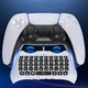 Клавиатура для геймпада PS5 DualSense Bluetooth chatpad с динамиком и аудио разъемом 3.5 мм белый - изображение 9