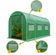 Теплица садовая Primaveo 7 м2 (3,5 × 2 × 2 м) 6 окон, армированная пленка UV-4, оцинкованный каркас 19 мм (Зеленая) - изображение 8