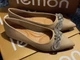 Жіночі балетки з бантиком зі стразами Lemon 36 бежеві - зображення 4