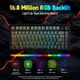 Клавиатура AULA F75 MAX Black Gradient Contour Беспроводная Игровая Механическая. 2.4G/Bluetooth/Кабель. c Экранчиком, Аккумулятор 4000mAh. Reaper Switch - изображение 6