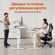Компьютерный стол SENSE7 Nojo Light с электрической регулировкой высоты 120х60 см Белый (14490994) - изображение 3