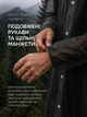 Плащ дощовик з капюшоном, повсякденне пончо чоловіче, рукав на резинці, накидка від дощу та вітру, багаторазовий туристичний велодощовик для риболовлі, велосипеда, чорний, Розмір 42-54 - зображення 5