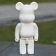 Статуэтка Bearbrick 400% White 28 см. Дизайнерская игрушка Беарбрик белый. Bearbrick - изображение 1