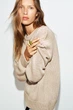 Трикотажний светр крупної в'язки Zara 6771/035 M-L Бежевий (06771035710М) - зображення 5