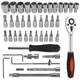 Набор инструментов в кейсе 46 предметов, PIECE TOOL SET, Автомобильный, вело комплект ключей и отверток - изображение 1