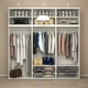 Шафа з 6 розсувними дверима, Larkollen білий/темно-сірий, 180x57x221 см PLATSA IKEA 094.941.58 - зображення 5