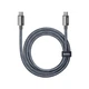 Кабель REMAX Phantom aluminum alloy light fast charging braided data cable 1.2M CB01(C-C) (6954851235071) - изображение 1
