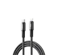 Кабель REMAX WindSpeed Series Fast charging aluminum alloy braided data cable CB25 (C-L) 30W - Black 1.2M (6954851247715) - зображення 1