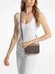Сумка Jet Set Small Signature Logo Camera Crossbody з коричневим логотипом від Michael Kors - изображение 3