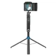 Селфі-трипод HOCO K22 Handy aluminum alloy anti-shake live broadcast holder (175cm) Black - изображение 4