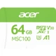 Карта памяти microSD 64Gb Acer MSC100 /U3/V30/A1/C10 (BL.9BWWA.336) - изображение 1