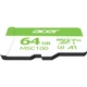 Карта памяти microSD 64Gb Acer MSC100 /U3/V30/A1/C10 (BL.9BWWA.336) - изображение 3