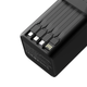 Павербанк 50000 mAh с быстрой зарядкой 22.5W XO PR286 повербанк 50000mAh повер банк с фонарем power bank с кабелями - изображение 3