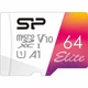 Карта памяти microSD 64Gb Silicon Power Elite Colorful class 10 UHS-I U1 A1 + SD адаптер (SP064GBSTXBV1V20SP) - изображение 2