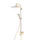 Душова колона зі змішувачем HAIBA KUBUS 009-J BRUSHED GOLD (Колір матове золото) (HB9627) - изображение 1