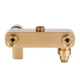 Душова колона зі змішувачем HAIBA MILANO 003-J BRUSHED GOLD (Колір матове золото) (HB9620) - изображение 4