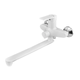 Змішувач для ванни PLAMIX OSCAR-006 EURO WHITE (без шланга та лійки) (Колір білий) (PM0599) - изображение 1